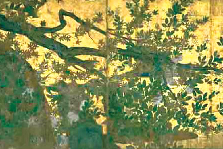 Part of painting by Tohaku Hasegawa