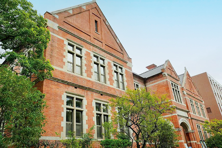 A Western-style red-brick building