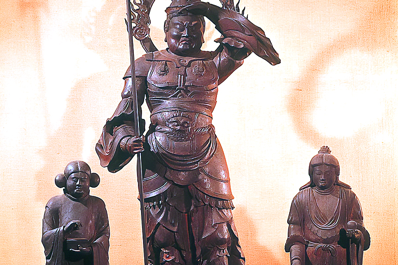 毘沙門天三尊像