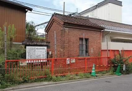 JR稲荷駅ランプ小屋の建物外観
